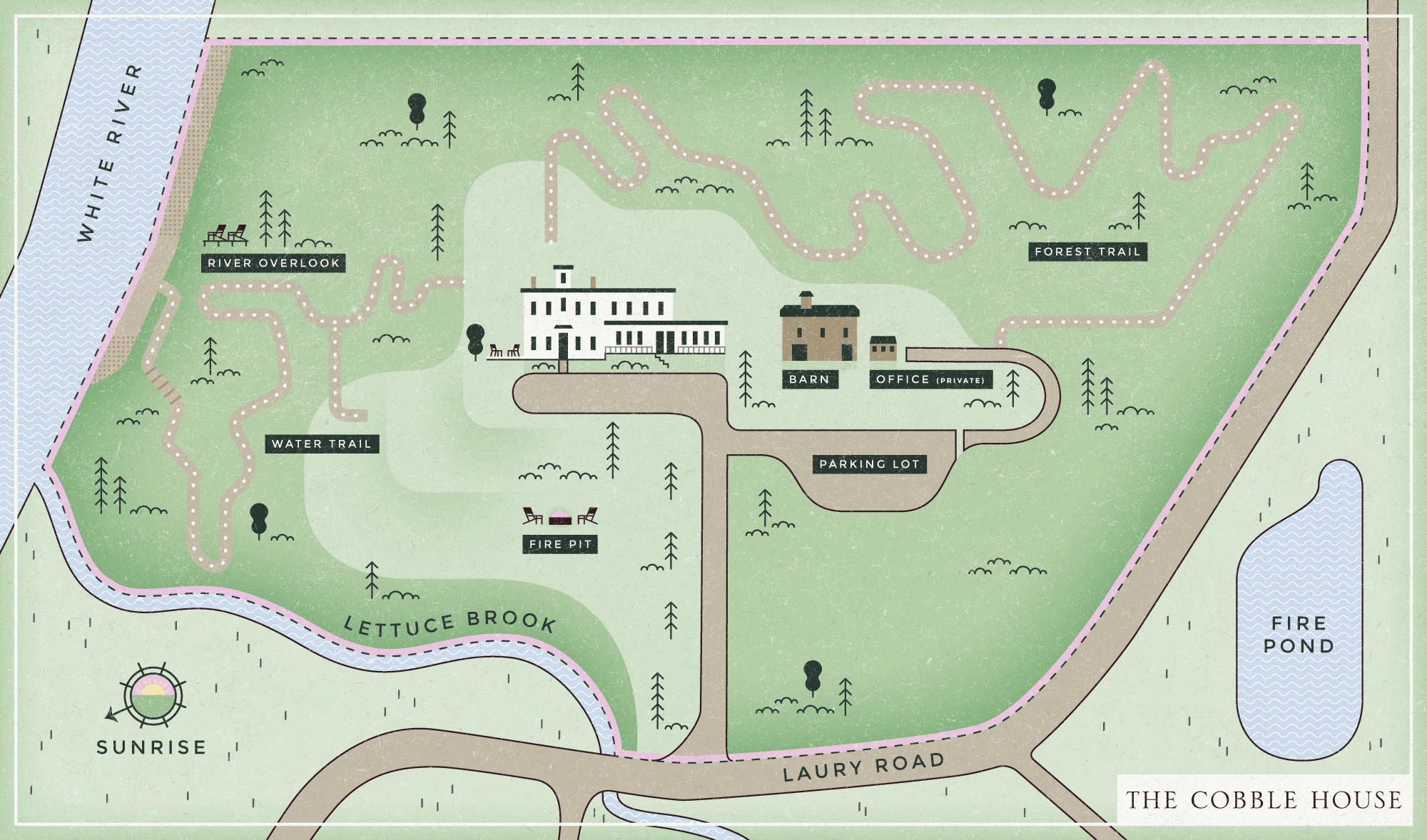 Cobble House Property-Map by Nate Padavick